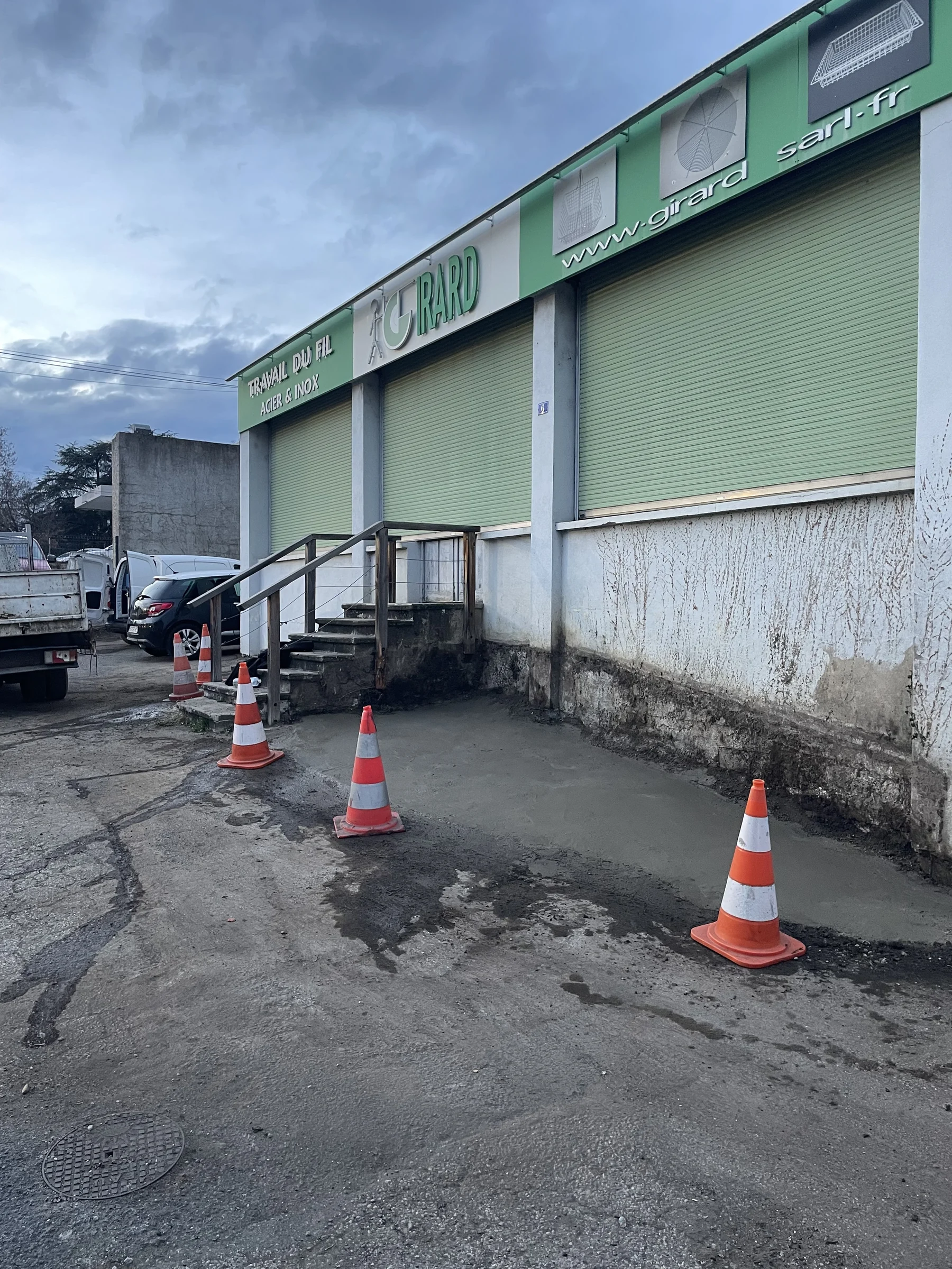 Travaux de terrassement en extérieur